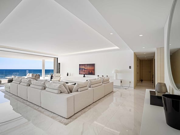 Emare appartement salon vue mer